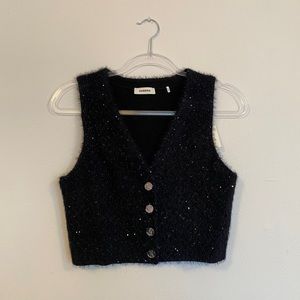 Sandro Black Vest